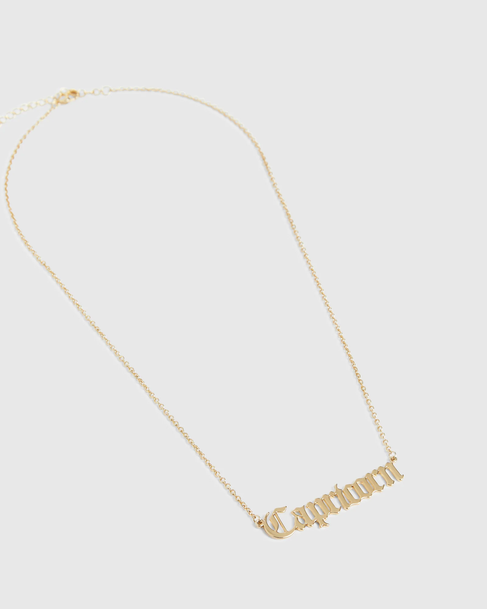 14k Capricorn Star Sign Necklace - Image 3