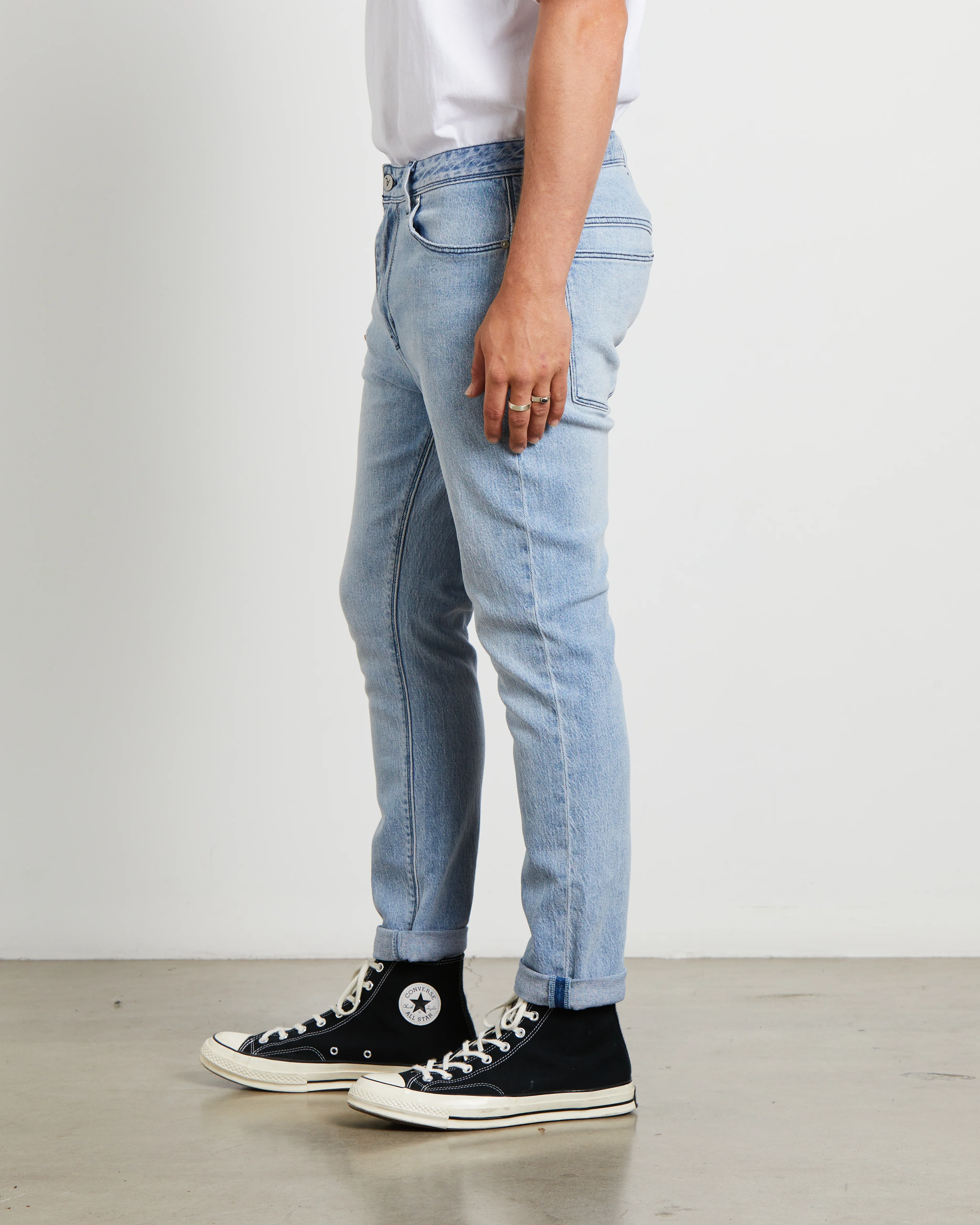 A Dropped Slim Denim Jeans Rossi - Image 4