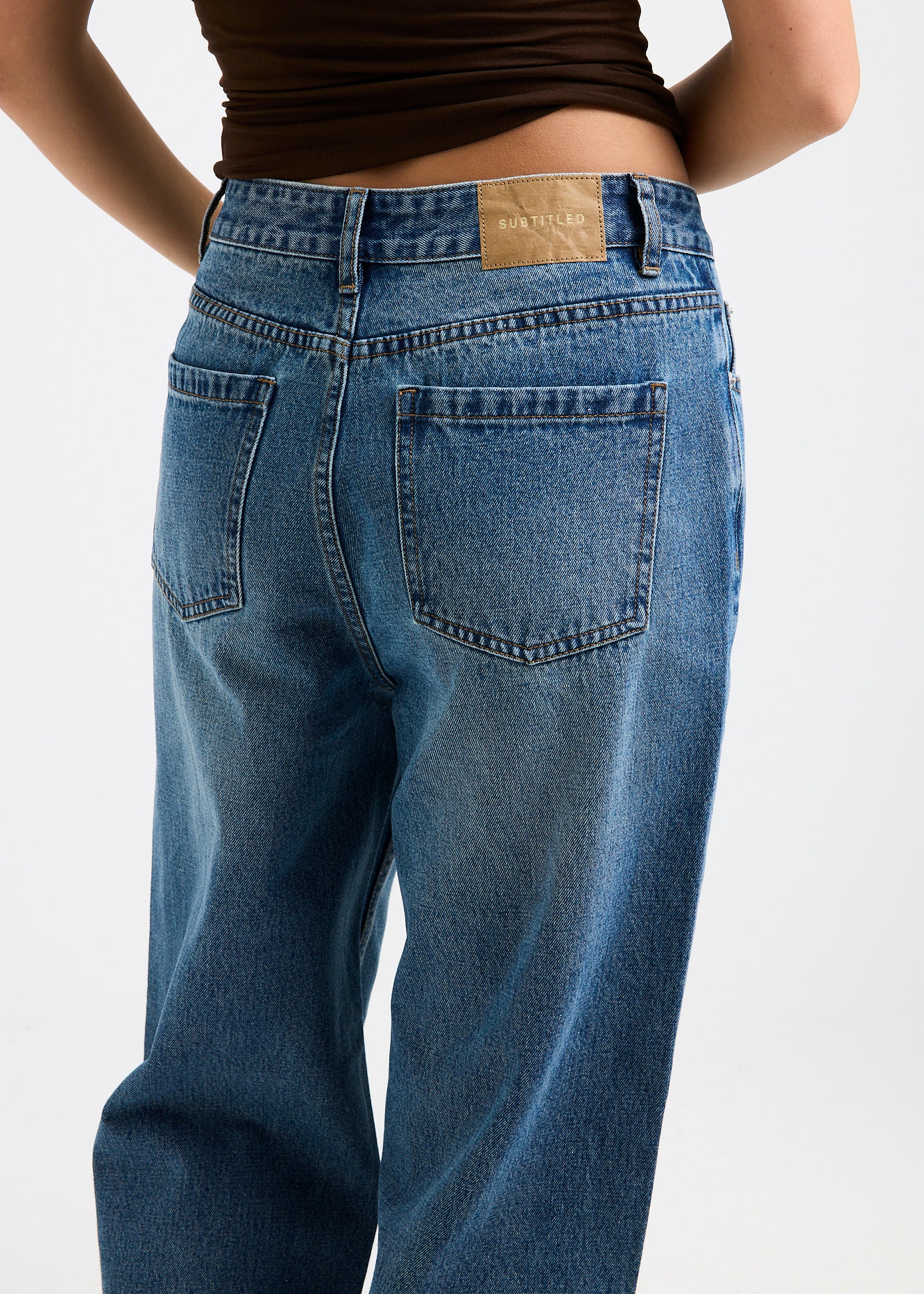 Alexa Mid Rise Relaxed Denim Jeans - Image 5
