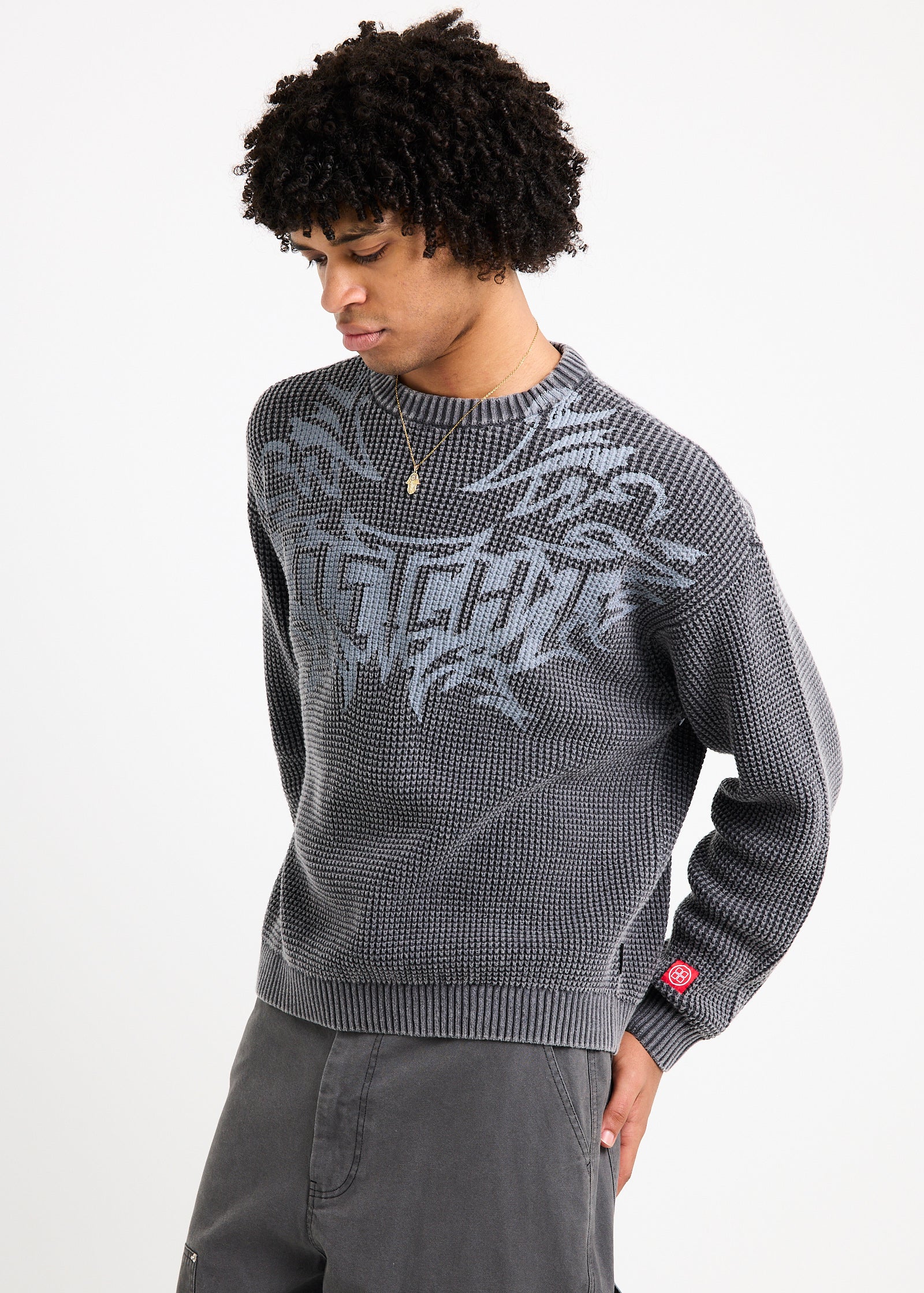 Kontiki Waffle Knit Sweater - Image 3