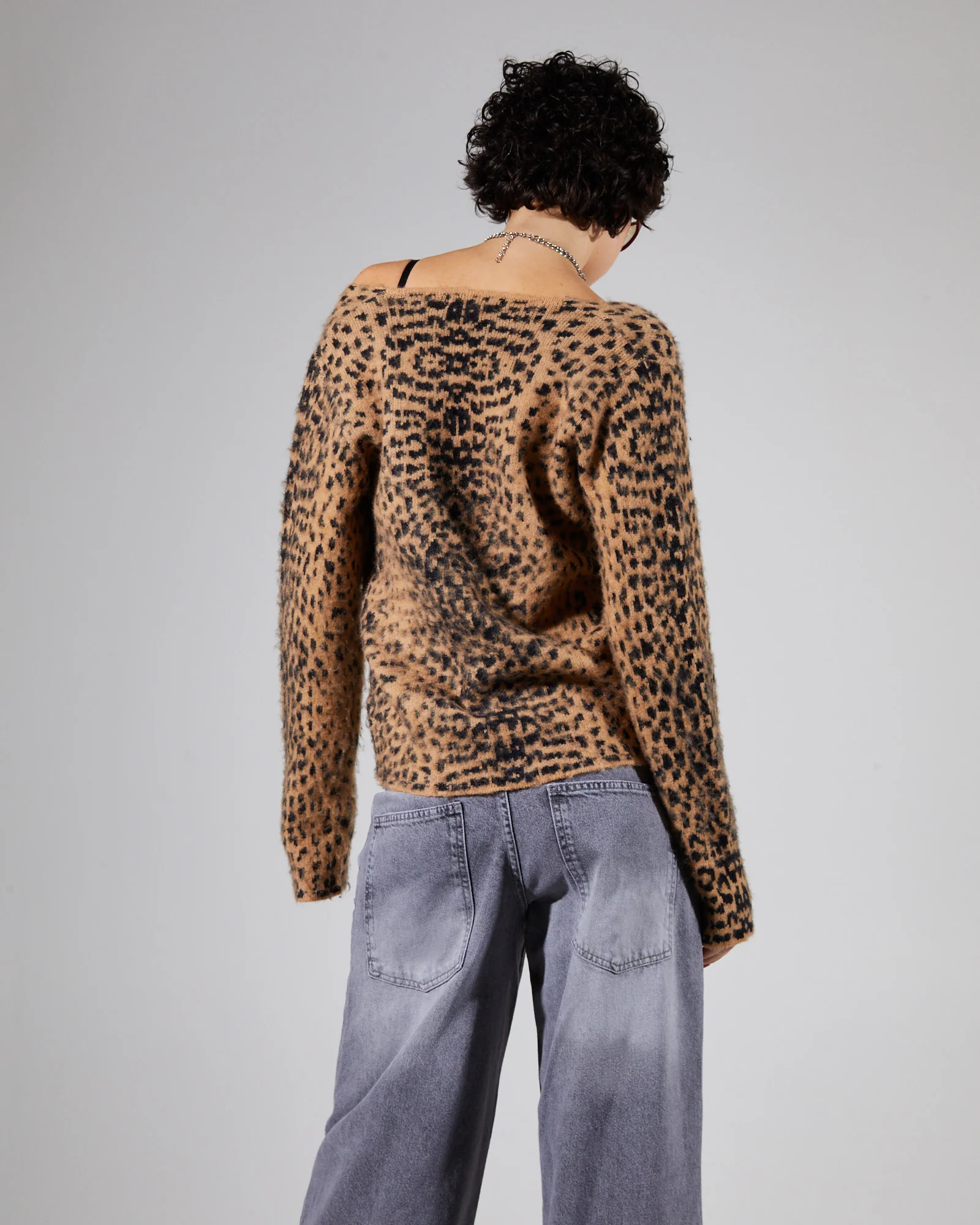 Leopard Chuck Cardigan - Image 2