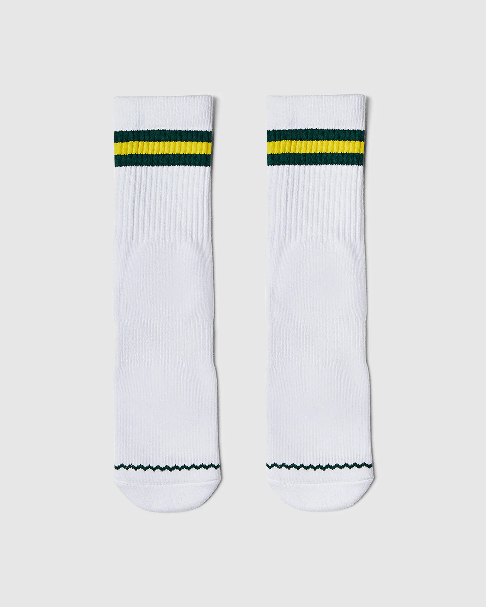 Mid Socks White/Green/Gold
