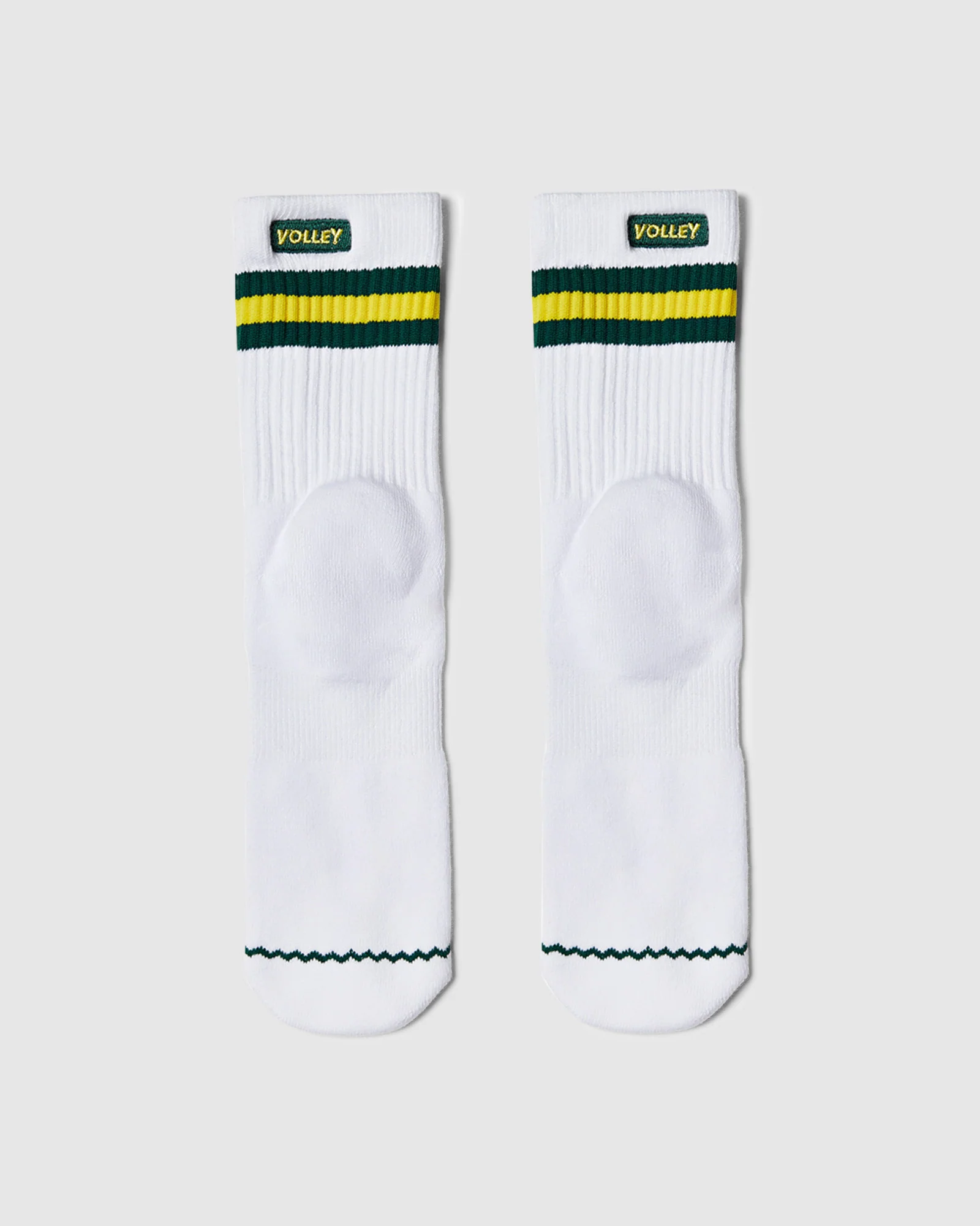 Mid Socks White/Green/Gold - Image 2