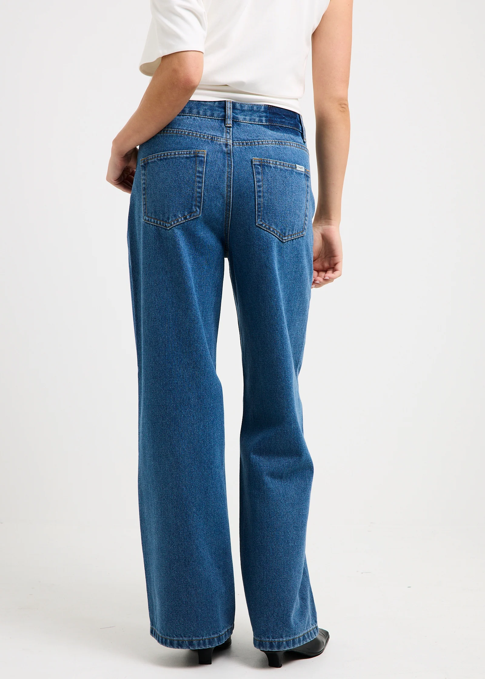 Misty High & Wide Denim Jeans - Image 3