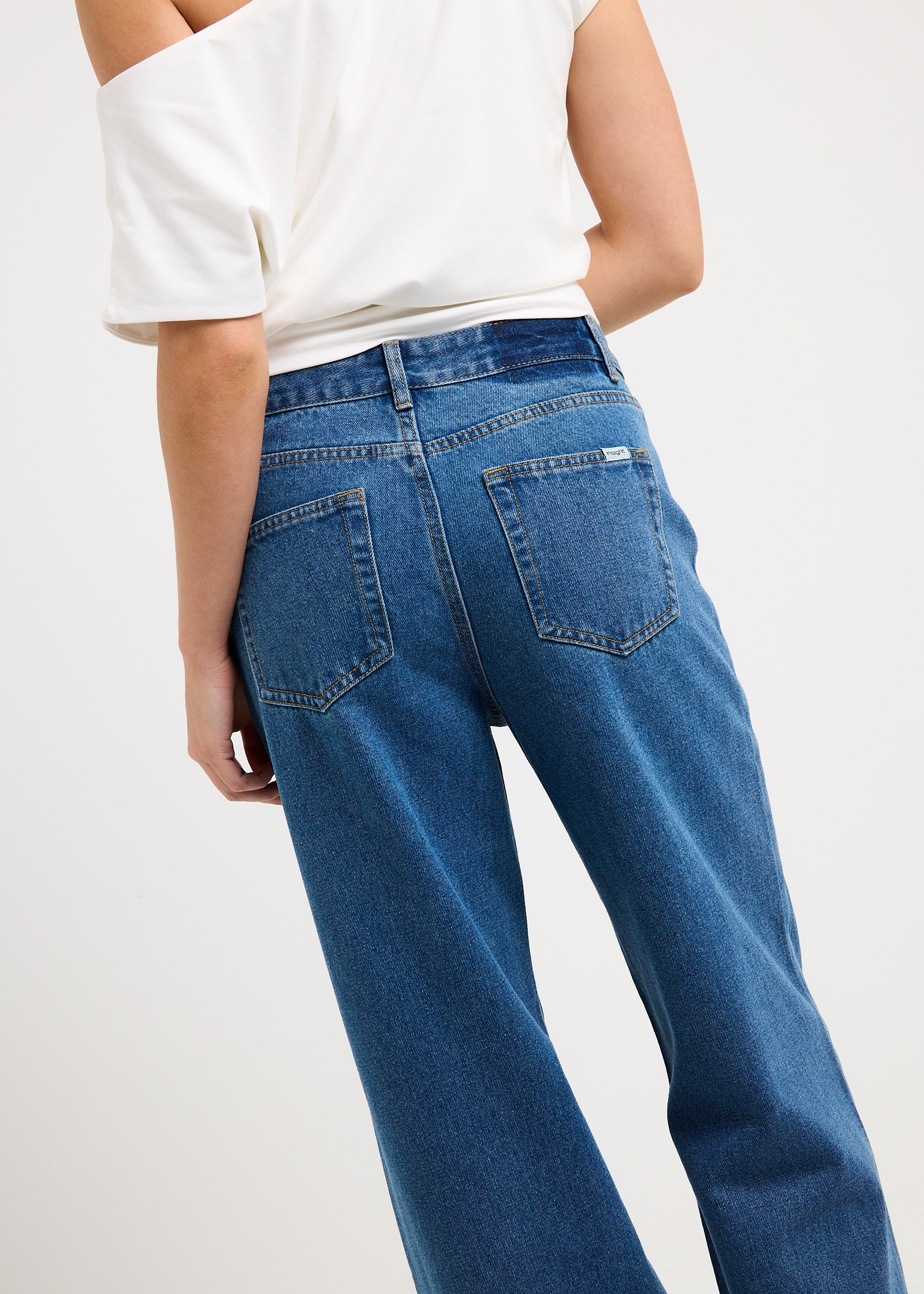Misty High & Wide Denim Jeans - Image 5