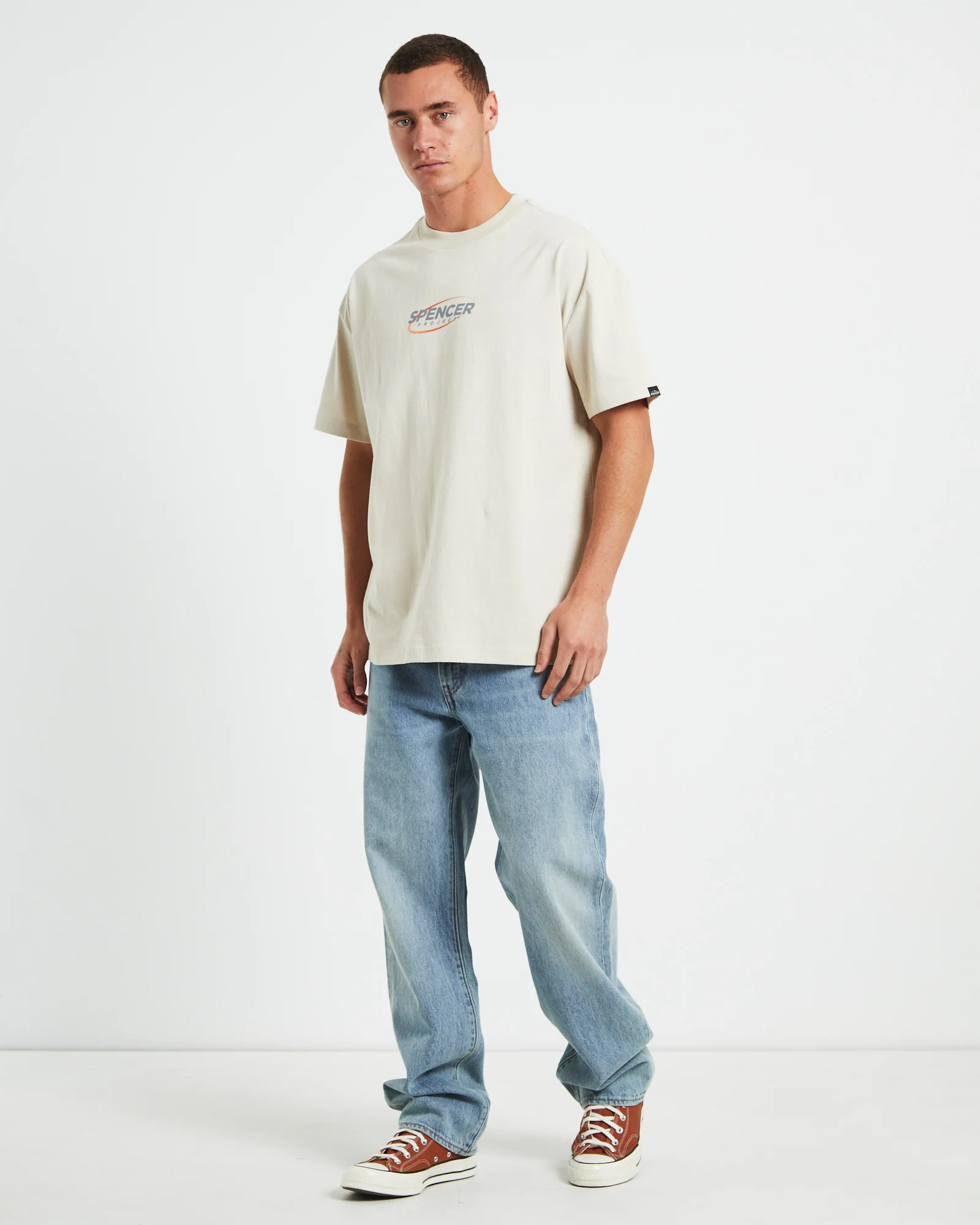 Nitro Short Sleeve T-Shirt in Pebble Grey - Image 3