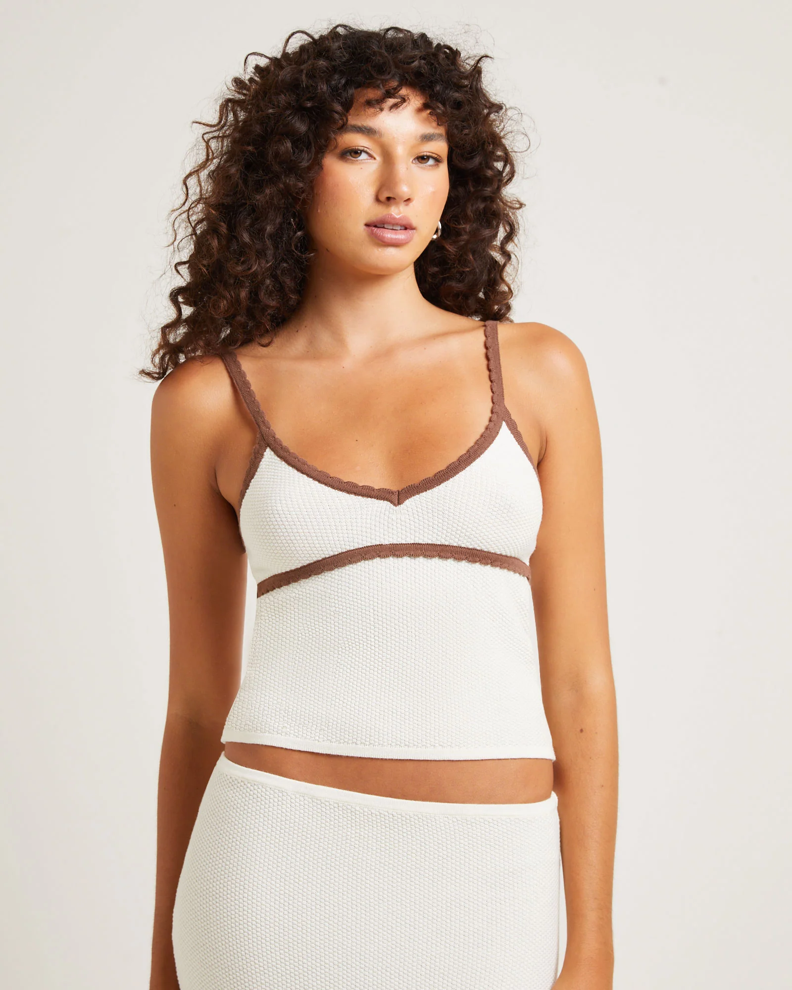 Nori Compact Contrast Knit Top - Image 5
