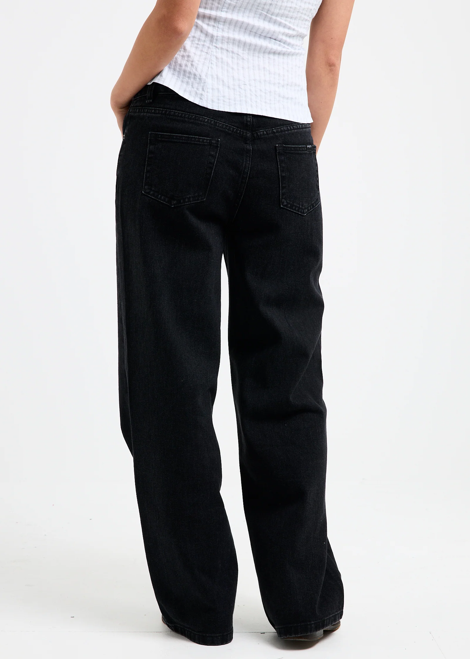 Priya Mid Straight Denim Jeans - Image 4