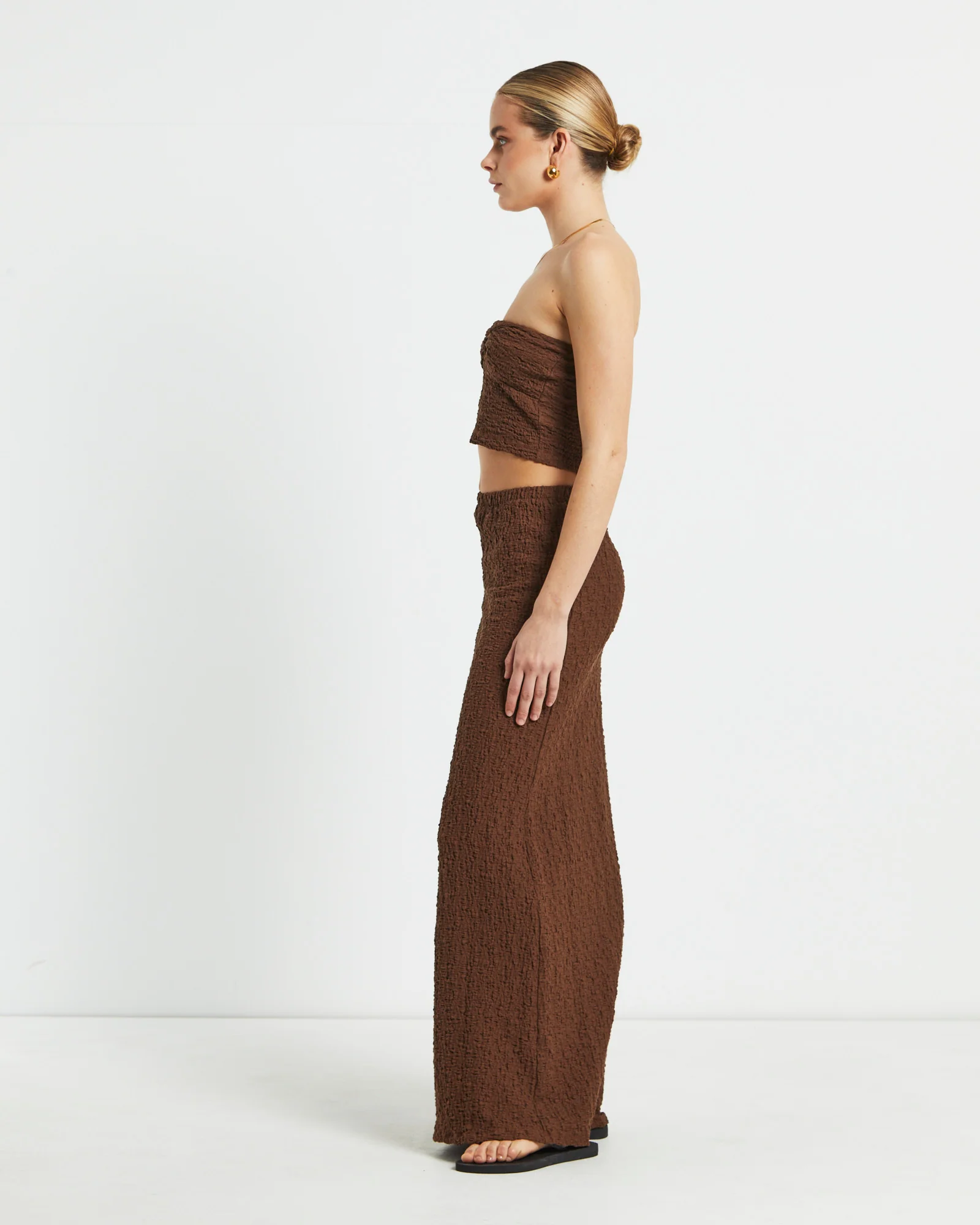 Skyla Texture Twist Bandeau Top - Image 4