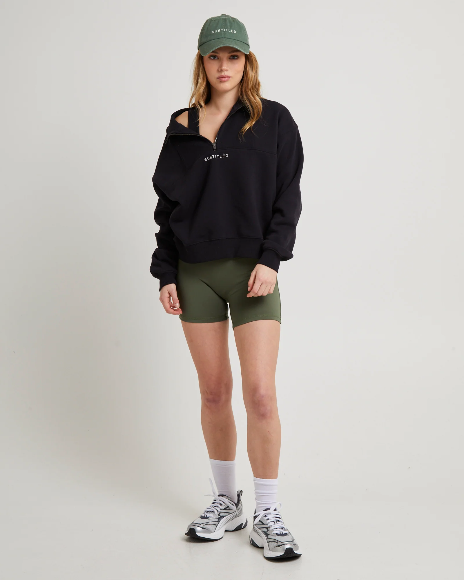 State Panelled Zip Front Fleece Almost Black - Image 4