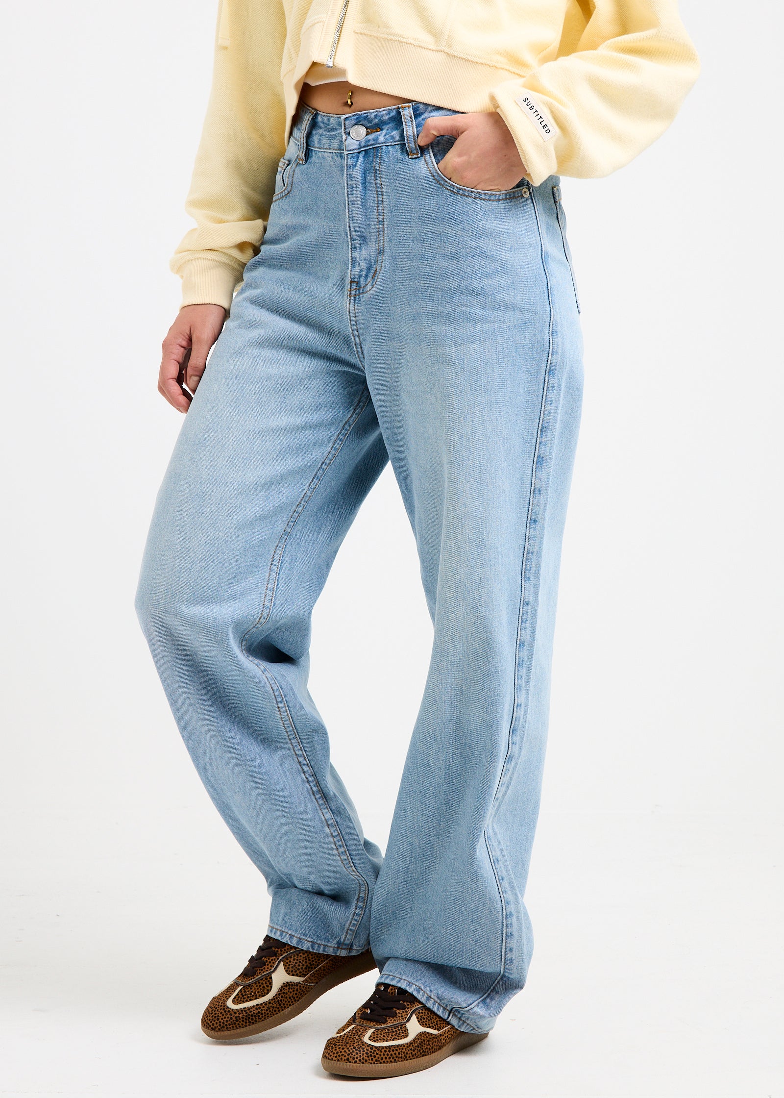 Tayla High Straight Denim Jeans - Image 3