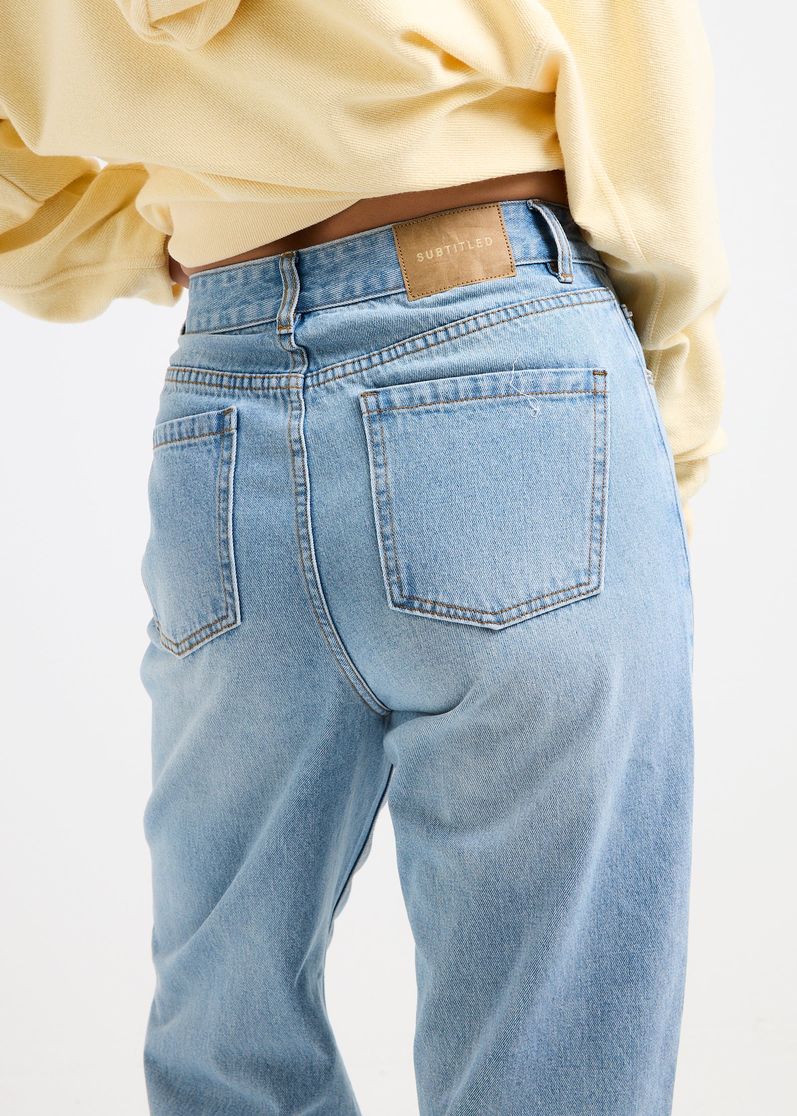 Tayla High Straight Denim Jeans - Image 5