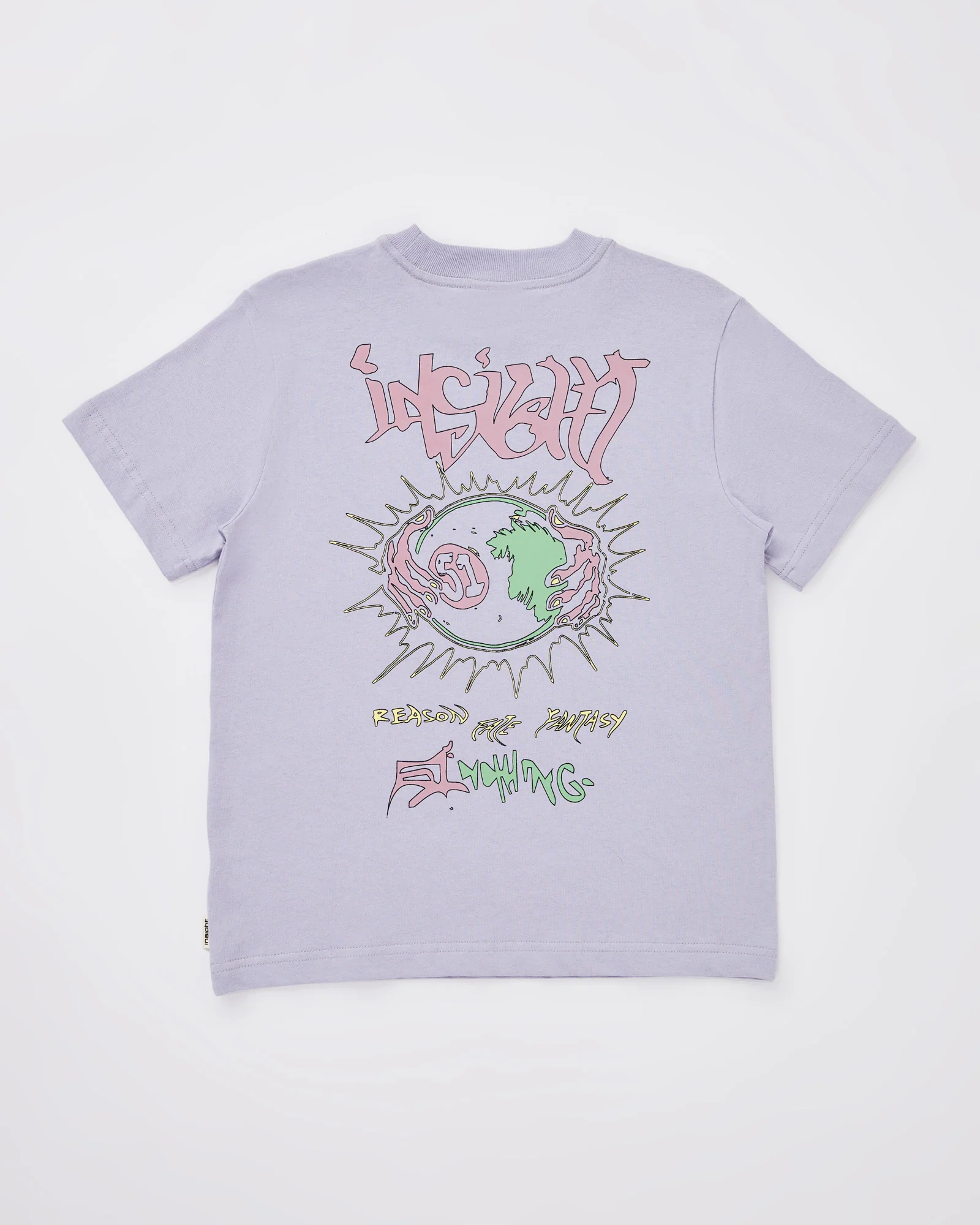 Teen Boys 51 Short Sleeve T-Shirt in Lavender - Image 3