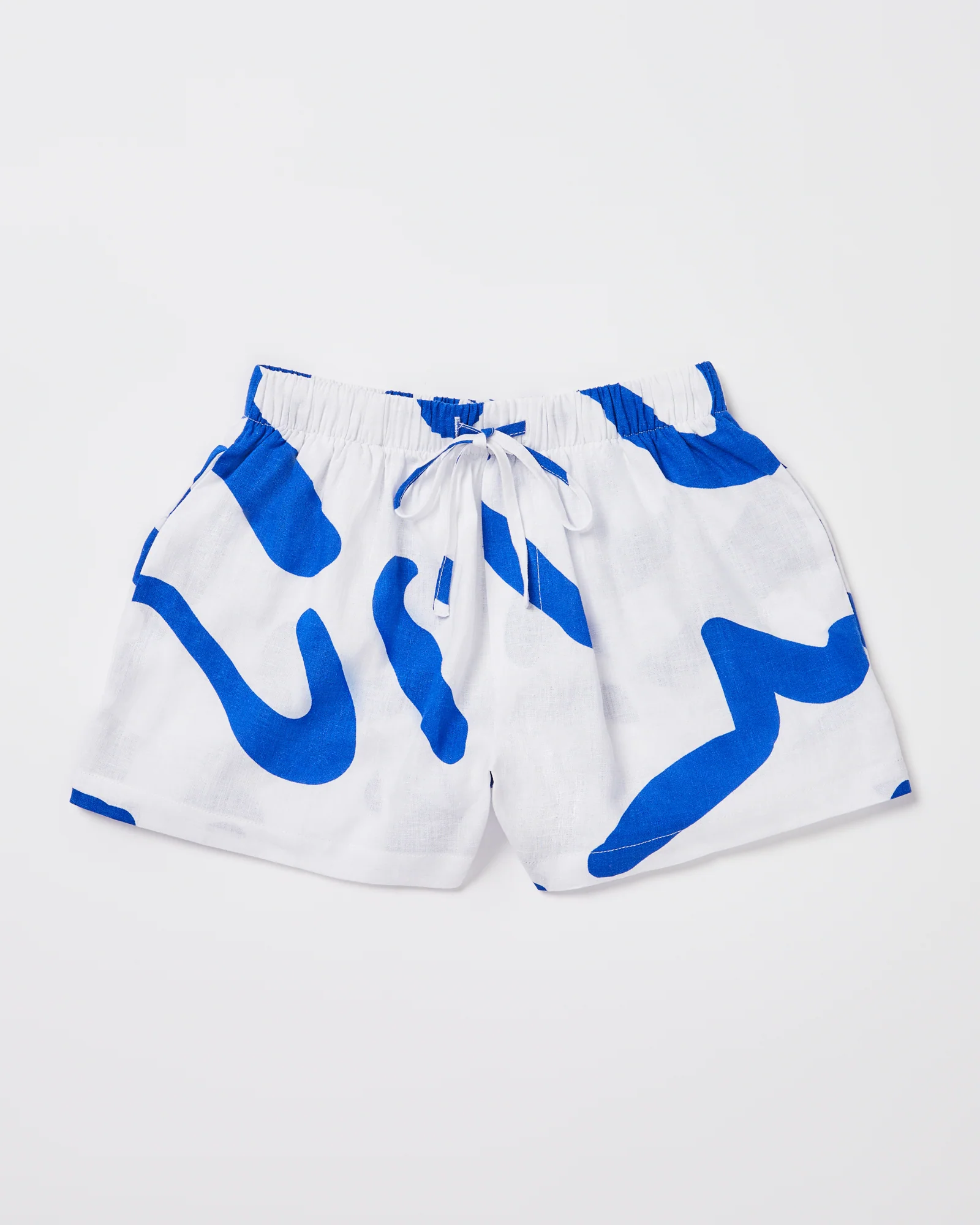 Teen Girls Charlie Swirl Shorts in Blue