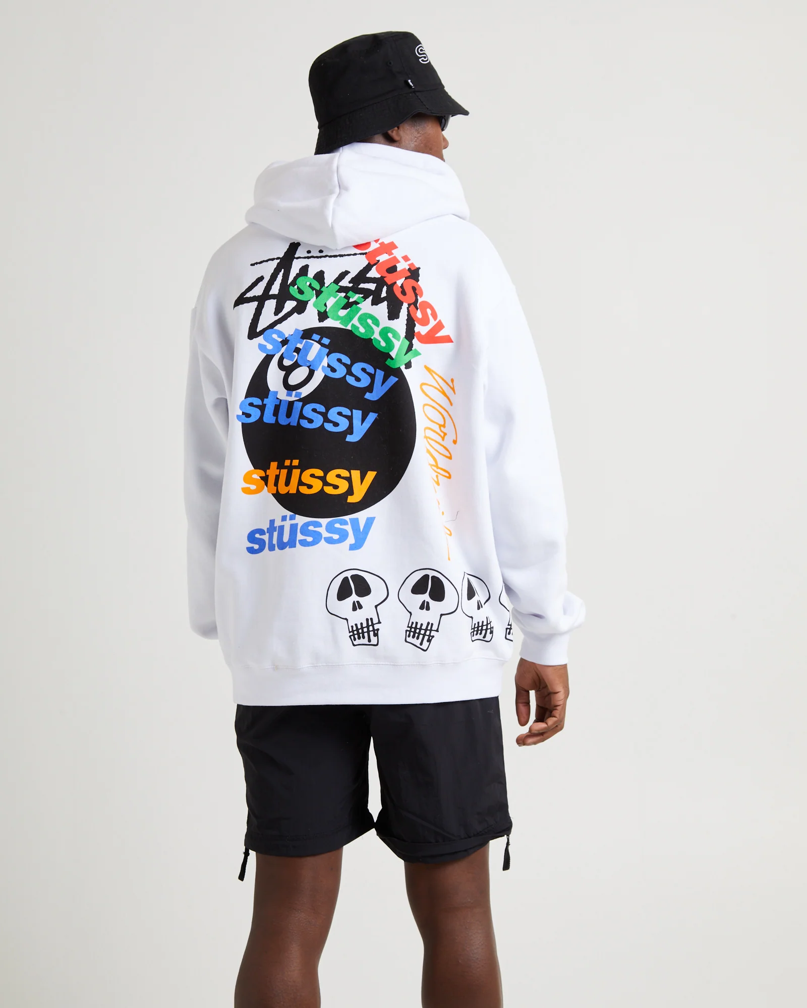 Test Strike Fleece Hoodie White